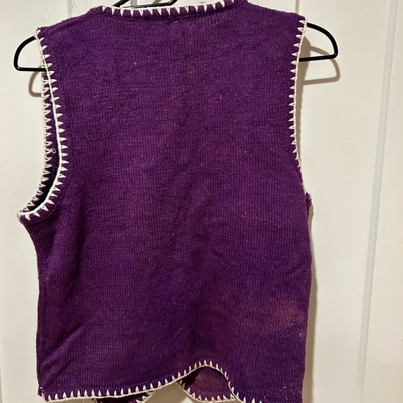 Vintage Ivy silk blend knit vest. - Picture 2 of 8